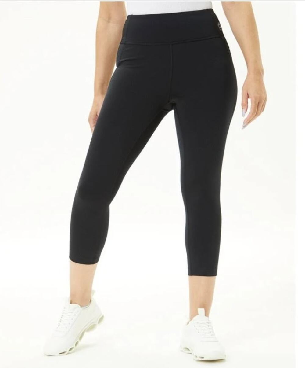 Allbirds Womens Natural Legging Capris Size Medium Black Merino Wool Blend NEW